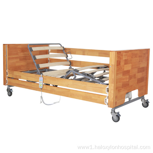 hot sale electric hospital nursing bed with wheels